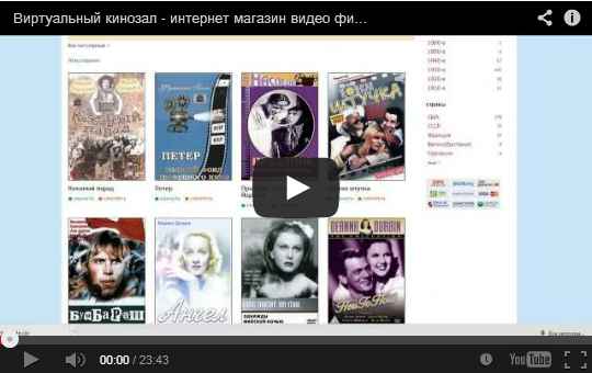 Технология кино и видео проката через интернет